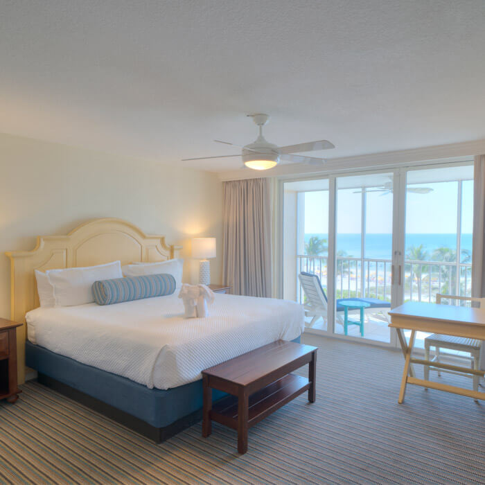 Oceanfront studio style room in Fort Myers Beach