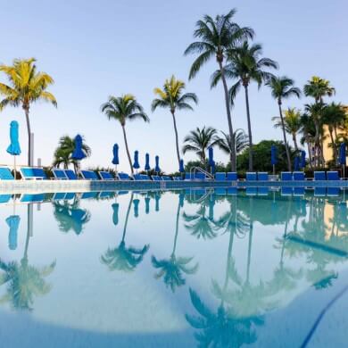 resort pool at Pink Shell