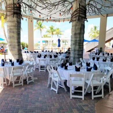 Outdoor event venue in Fort Myers Beach
