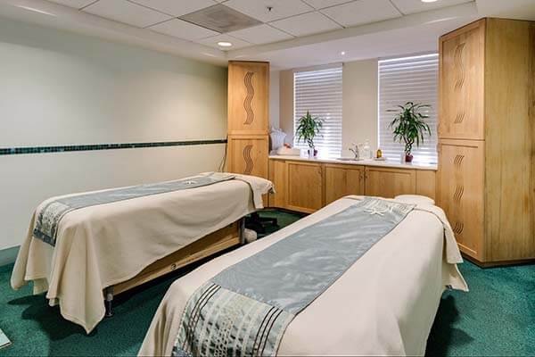 Massage Treatment room at Aquagene spa in Fort Myers Beach