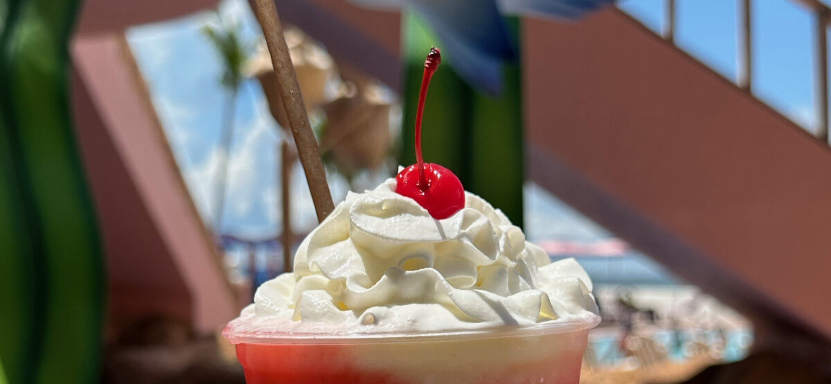 Fun drink by the pool