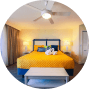 Beachfront guest room in Fort Myers Beach, FL